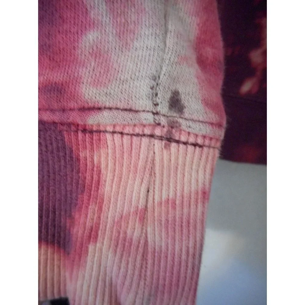 Purple Tie Dye Harvard Hoodie Sweatshirt Sz M - Picture 7 of 8